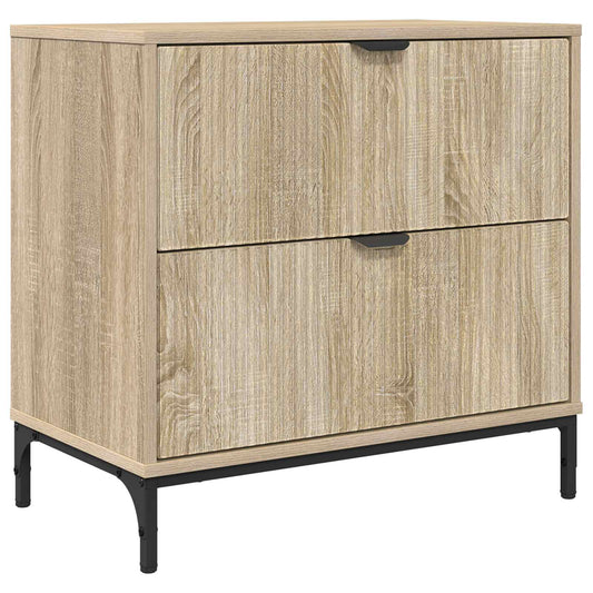 Bedside Table Sonoma oak 63.5 x 36 x 61 cm Engineered wood Bedside Table Sonoma oak 63.5 x 36 x 61 cm Engineered wood