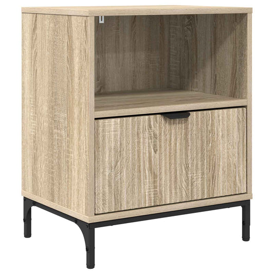 Bedside Cabinet Sonoma oak 49 x 36 x 61 cm Engineered wood Bedside Cabinet Sonoma oak 49 x 36 x 61 cm Engineered wood
