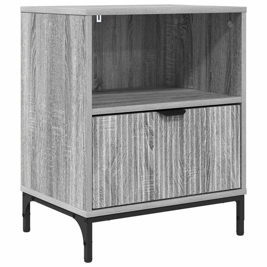 Bedside Cabinet Grey sonoma 49 x 36 x 61 cm Engineered wood Bedside Cabinet Grey sonoma 49 x 36 x 61 cm Engineered wood