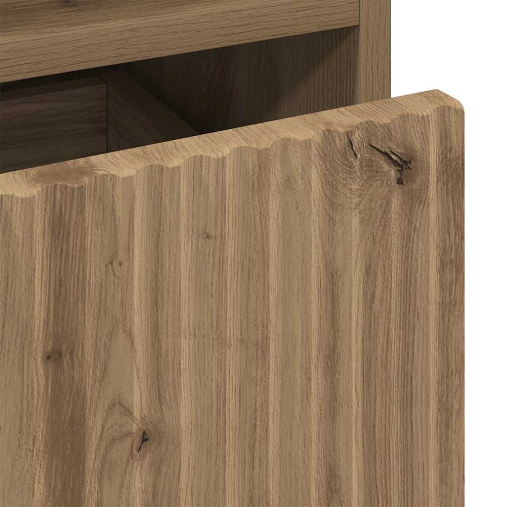 Bedside Cabinet Artisan oak 49 x 36 x 61 cm Engineered wood