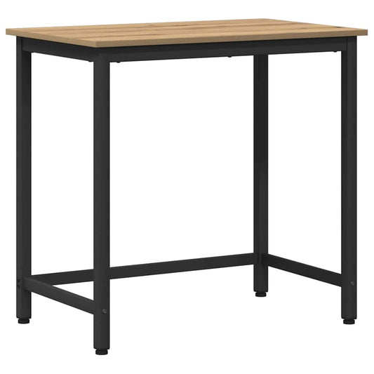 Table Artisan Oak Engineered Wood and Steel 100 x 50 x 76.5 cm Table Artisan Oak Engineered Wood and Steel 100 x 50 x 76.5 cm