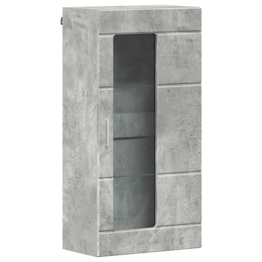 Wooden Cabinet Concrete Grey 50 x 29 x 100 cm Engineered Wood Wooden Cabinet Concrete Grey 50 x 29 x 100 cm Engineered Wood