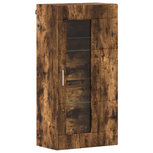 Wooden Cabinet Smoked Oak Engineered Wood Wooden Cabinet Smoked Oak Engineered Wood