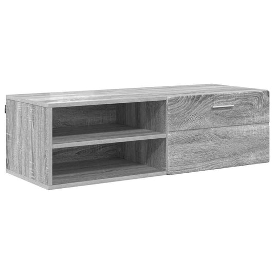 Wooden Cabinet Grey Sonoma 100.5 x 39 x 30 cm Engineered Wood Wooden Cabinet Grey Sonoma 100.5 x 39 x 30 cm Engineered Wood
