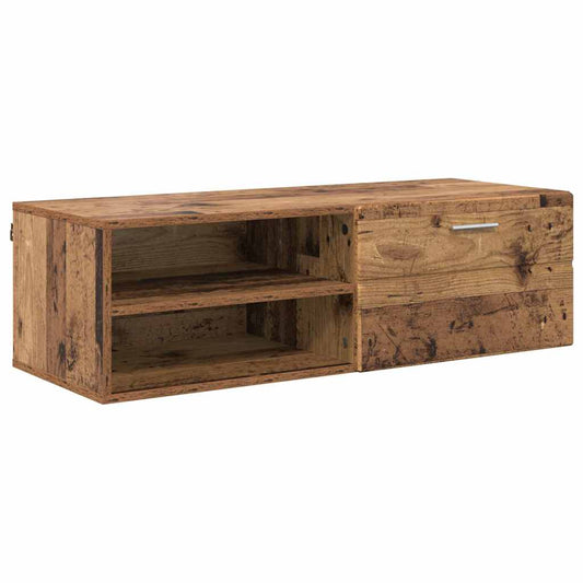 Wooden Cabinet Old Wood 100.5 x 39 x 30 cm Engineered Wood Wooden Cabinet Old Wood 100.5 x 39 x 30 cm Engineered Wood
