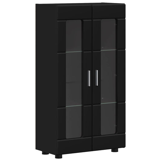 Sideboard FLORIN Black 55.5 x 29 x 100 cm Engineered Wood Sideboard FLORIN Black 55.5 x 29 x 100 cm Engineered Wood