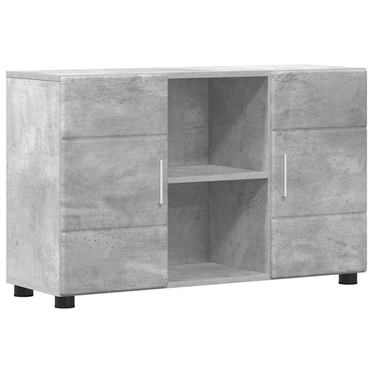 Sideboard with Shelf FLORIN Concrete Grey 88.5 x 30.5 x 55.5 cm Sideboard with Shelf FLORIN Concrete Grey 88.5 x 30.5 x 55.5 cm