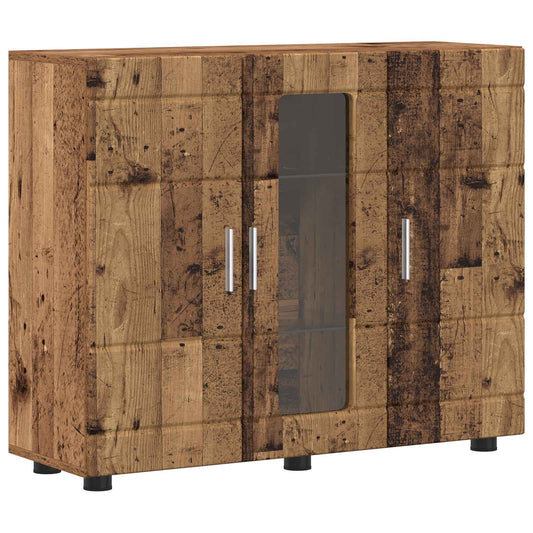 Wooden Cabinet Old Wood 88.5 x 30.5 x 73 cm Engineered Wood Wooden Cabinet Old Wood 88.5 x 30.5 x 73 cm Engineered Wood