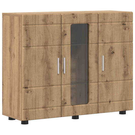 Wooden Cabinet Artisan Oak 88.5 x 30.5 x 73 cm Engineered Wood Wooden Cabinet Artisan Oak 88.5 x 30.5 x 73 cm Engineered Wood