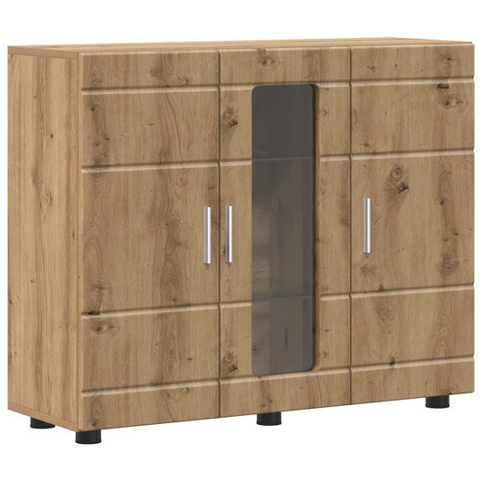 Wooden Cabinet Artisan Oak 88.5 x 30.5 x 73 cm Engineered Wood Wooden Cabinet Artisan Oak 88.5 x 30.5 x 73 cm Engineered Wood