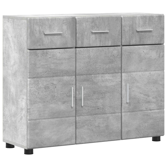 Sideboard FLORIN 88.5 x 30.5 x 73 cm Concrete Grey Sideboard FLORIN 88.5 x 30.5 x 73 cm Concrete Grey