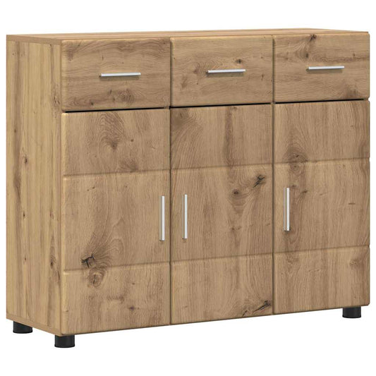 Sideboard with Shelf FLORIN Artisan Oak 88.5 x 30.5 x 73 cm Sideboard with Shelf FLORIN Artisan Oak 88.5 x 30.5 x 73 cm