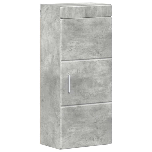 Bathroom Wall Cabinet TULUM Concrete Grey 37 x 24.5 x 86 cm Bathroom Wall Cabinet TULUM Concrete Grey 37 x 24.5 x 86 cm