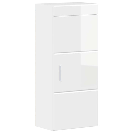 Bathroom Wall Cabinet TULUM High Gloss White 37 x 24.5 x 86 cm Bathroom Wall Cabinet TULUM High Gloss White 37 x 24.5 x 86 cm