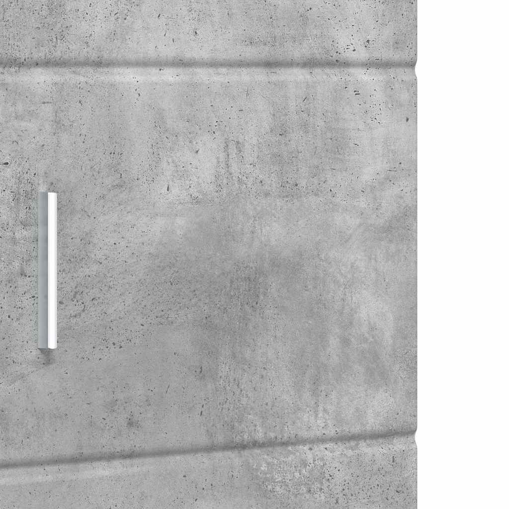 Bathroom Cabinet Set TULUM Concrete Grey 37 x 31.5 x 203 cm