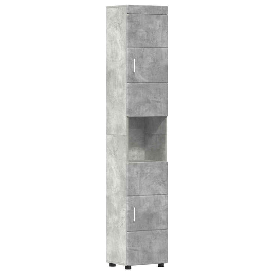 Bathroom Cabinet Set TULUM Concrete Grey 37 x 31.5 x 203 cm Bathroom Cabinet Set TULUM Concrete Grey 37 x 31.5 x 203 cm
