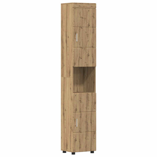Bathroom Cabinet Set TULUM Artisan Oak 37 x 31.5 x 203 cm Bathroom Cabinet Set TULUM Artisan Oak 37 x 31.5 x 203 cm