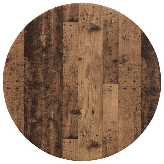 Table Top Old wood Ø 60 x 1.5 cm Engineered Wood Table Top Old wood Ø 60 x 1.5 cm Engineered Wood
