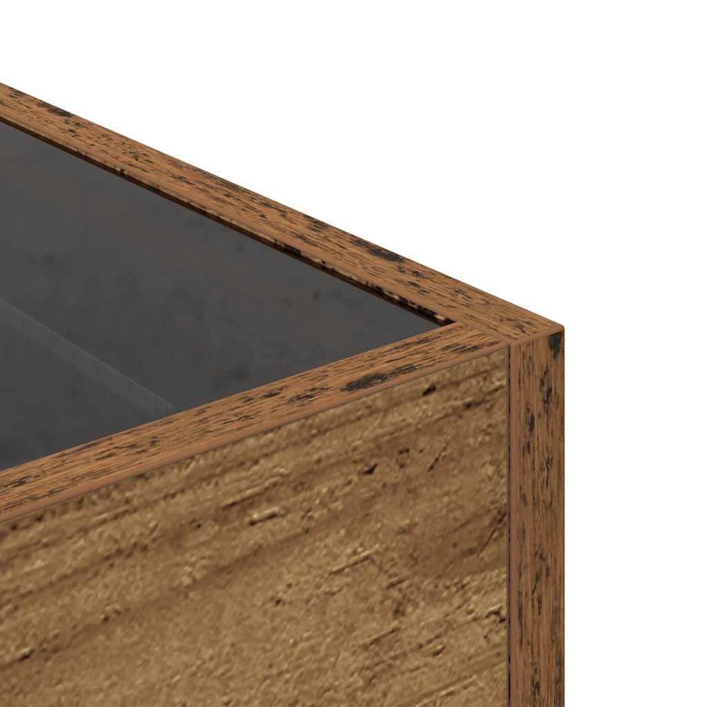 Coffee Table Old Wood 40 x 40 x 30 cm Engineered wood
