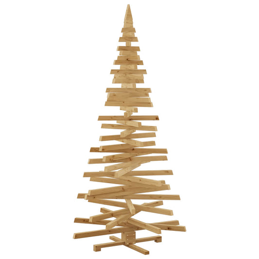 Christmas Trees with Stand Brown 210 cm Solid pine wood Christmas Trees with Stand Brown 210 cm Solid pine wood