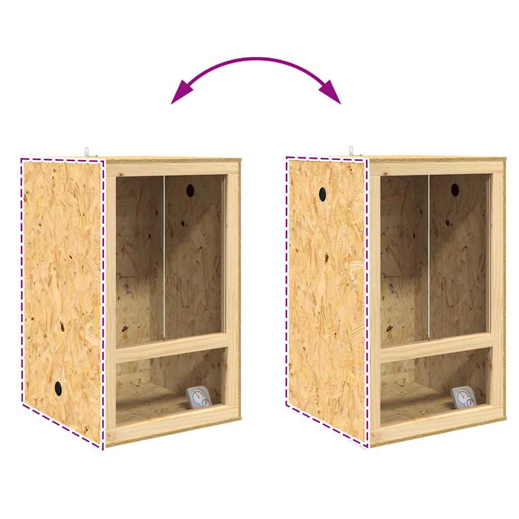 Terrarium Brown 50 x 50 x 80 cm OSB