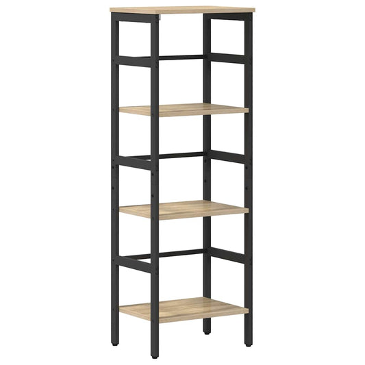 Bookshelf 3-Tier 40 x 29.5 x 115 cm Engineered Wood Sonoma Oak Bookshelf 3-Tier 40 x 29.5 x 115 cm Engineered Wood Sonoma Oak