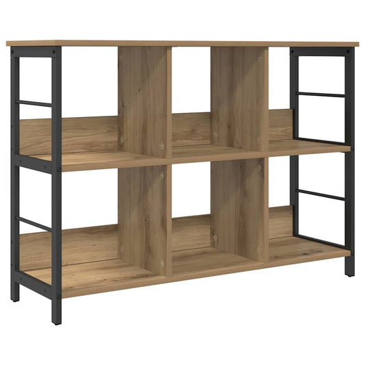 Bookshelf 6-Tier 102 x 32 x 72.5 cm Engineered Wood Artisan Oak Bookshelf 6-Tier 102 x 32 x 72.5 cm Engineered Wood Artisan Oak