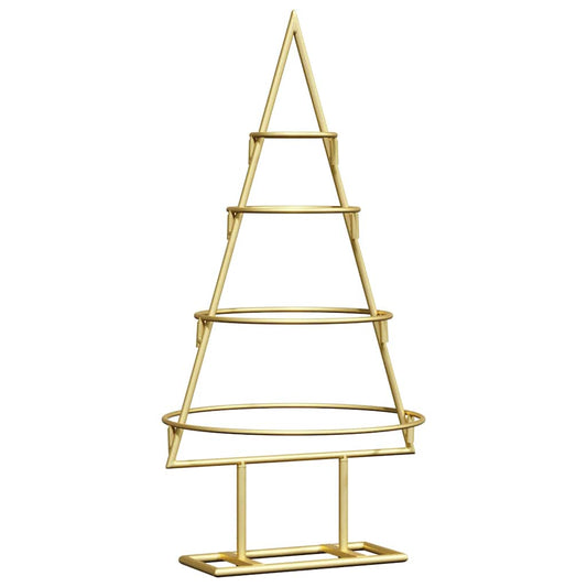 Metal Christmas Tree with Stand Gold 60 cm Powder-coated steel Metal Christmas Tree with Stand Gold 60 cm Powder-coated steel