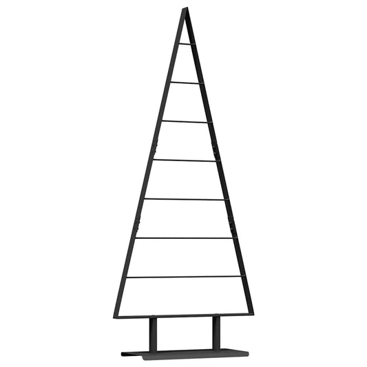 Metal Christmas Tree with Stand Black 150 cm Steel Metal Christmas Tree with Stand Black 150 cm Steel