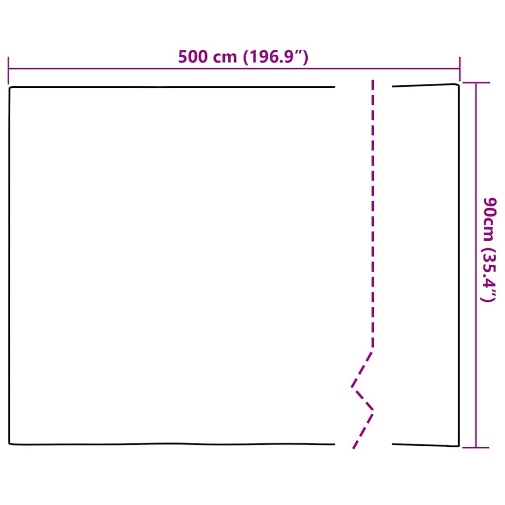 Furniture Sticker Silver 90 x 500 cm Plastic