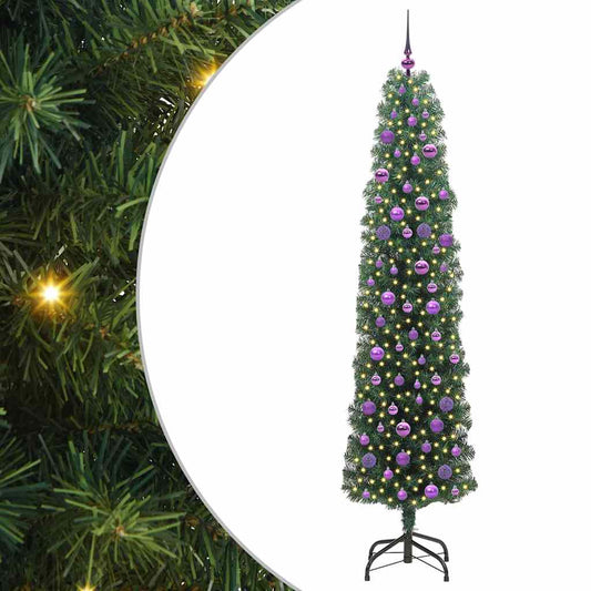 Artificial Christmas Tree with 300 LEDs with Stand Green 210 cm Artificial Christmas Tree with 300 LEDs with Stand Green 210 cm