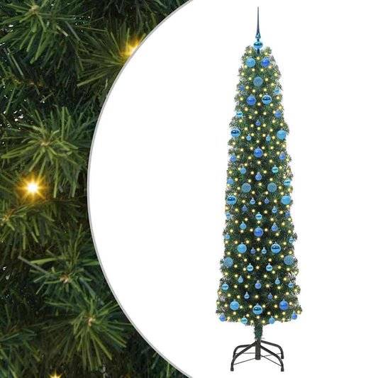 Artificial Christmas Tree with 300 LEDs with Stand Green 210 cm Artificial Christmas Tree with 300 LEDs with Stand Green 210 cm
