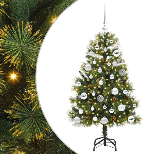 Artificial Hinged Christmas Tree with Cones Green 150 cm Artificial Hinged Christmas Tree with Cones Green 150 cm