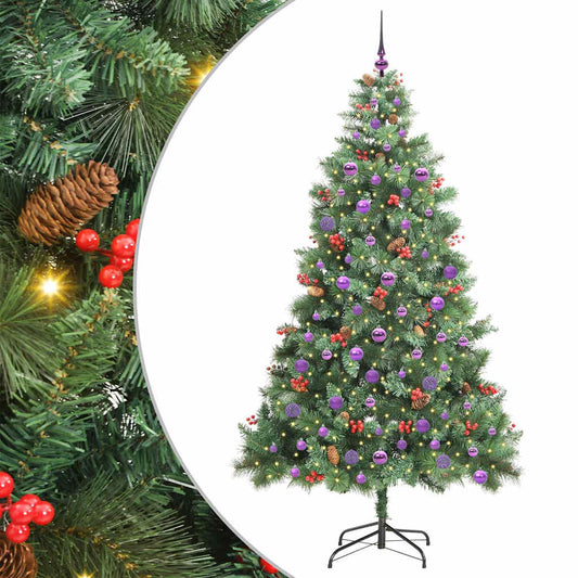 Artificial Christmas Tree 300 LEDs Warm White PVC and Metal Artificial Christmas Tree 300 LEDs Warm White PVC and Metal
