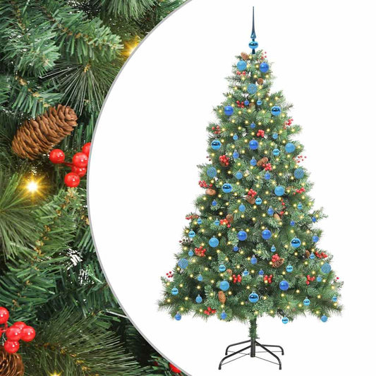 Artificial Christmas Tree 300 LEDs Warm White PVC and Metal Artificial Christmas Tree 300 LEDs Warm White PVC and Metal