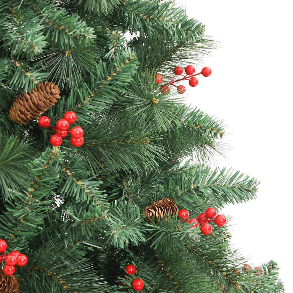 Artificial Christmas Tree Green 240 cm PVC and Metal