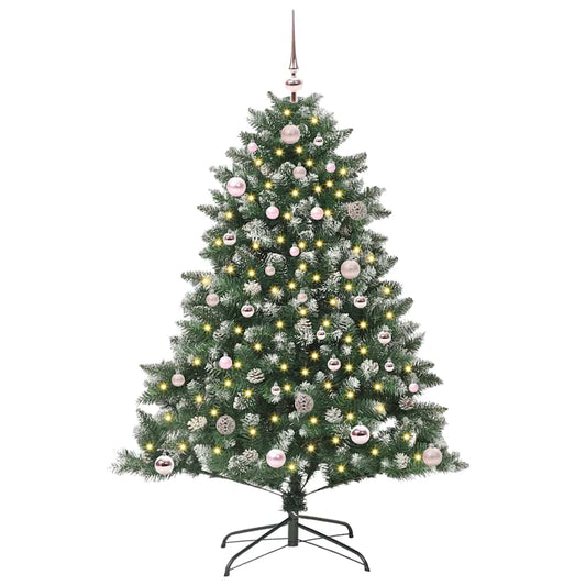 Artificial Christmas Tree with 150 LEDs with Stand Green 150 cm Artificial Christmas Tree with 150 LEDs with Stand Green 150 cm
