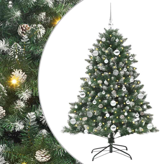 Artificial Christmas Tree with 150 LEDs with Stand Green 150 cm Artificial Christmas Tree with 150 LEDs with Stand Green 150 cm