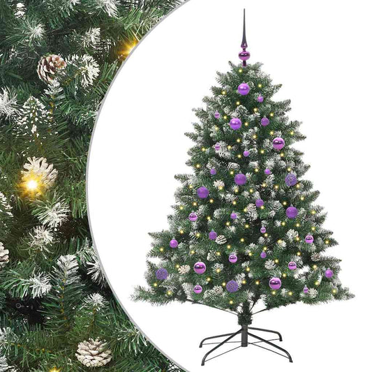 Artificial Christmas Tree with 150 LEDs with Stand Green 150 cm Artificial Christmas Tree with 150 LEDs with Stand Green 150 cm