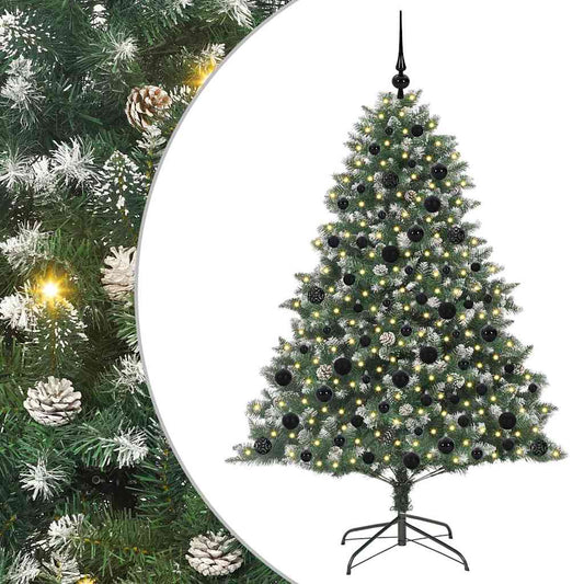 Artificial Christmas Tree with 300 LEDs with Stand Green 180 cm Artificial Christmas Tree with 300 LEDs with Stand Green 180 cm