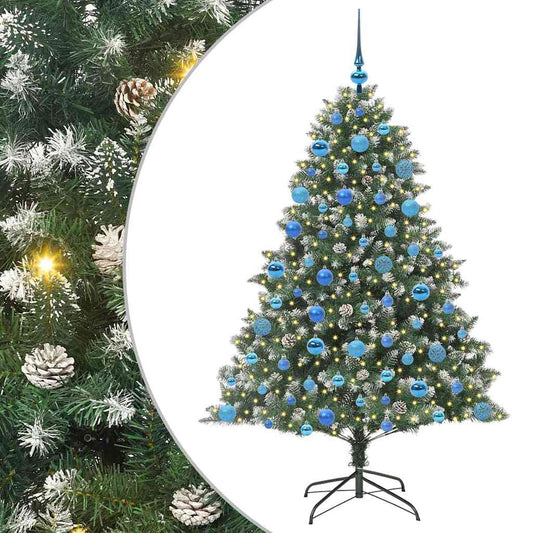 Artificial Christmas Tree with 300 LEDs with Stand Green 180 cm Artificial Christmas Tree with 300 LEDs with Stand Green 180 cm