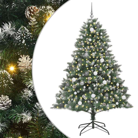 Artificial Christmas Tree with 300 LEDs with Stand Green 210 cm Artificial Christmas Tree with 300 LEDs with Stand Green 210 cm