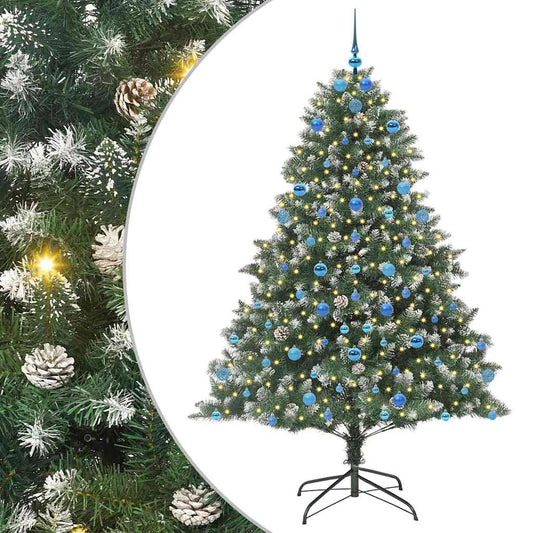 Artificial Christmas Tree with 300 LEDs with Stand Green 210 cm Artificial Christmas Tree with 300 LEDs with Stand Green 210 cm