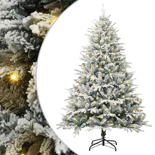 Artificial Pre-lit Christmas Tree Green 180 cm PVC and PE Artificial Pre-lit Christmas Tree Green 180 cm PVC and PE