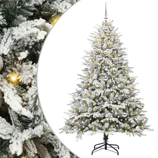 Artificial Pre-lit Christmas Tree with Ball Set Green 180 cm Artificial Pre-lit Christmas Tree with Ball Set Green 180 cm