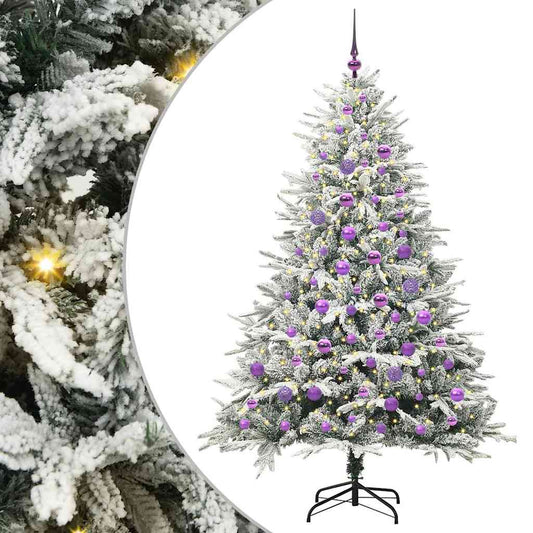 Artificial Pre-lit Christmas Tree with Ball Set Green 180 cm Artificial Pre-lit Christmas Tree with Ball Set Green 180 cm