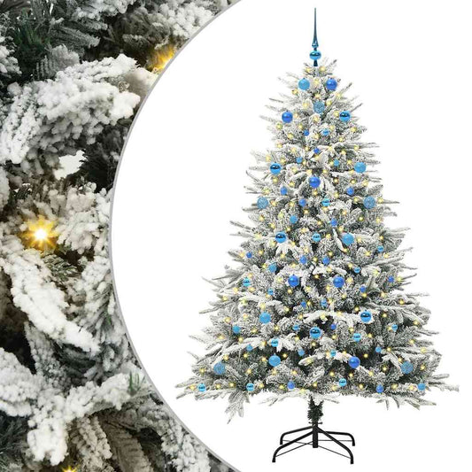 Artificial Pre-lit Christmas Tree with Ball Set Green 210 cm Artificial Pre-lit Christmas Tree with Ball Set Green 210 cm