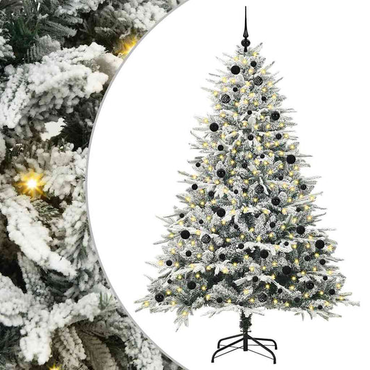 Artificial Pre-lit Christmas Tree with Ball Set Green 240 cm Artificial Pre-lit Christmas Tree with Ball Set Green 240 cm