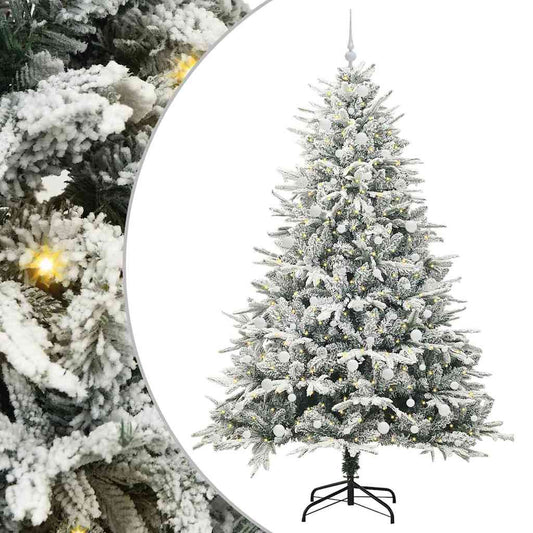 Artificial Pre-lit Christmas Tree with Ball Set Green 240 cm Artificial Pre-lit Christmas Tree with Ball Set Green 240 cm