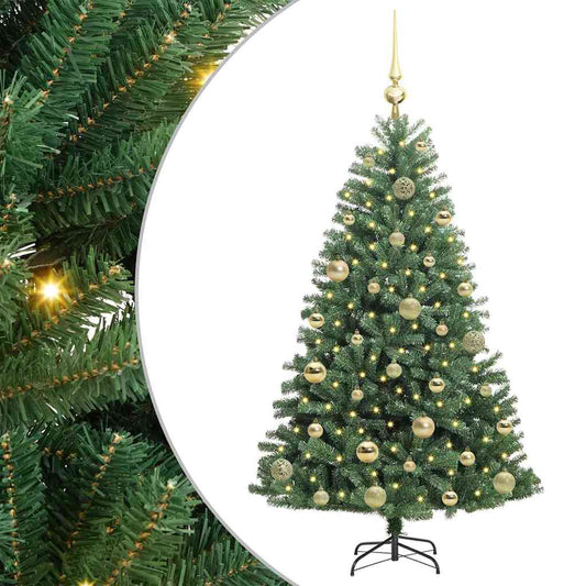 Artificial Hinged Christmas Tree Green 120 cm PVC and Metal Artificial Hinged Christmas Tree Green 120 cm PVC and Metal